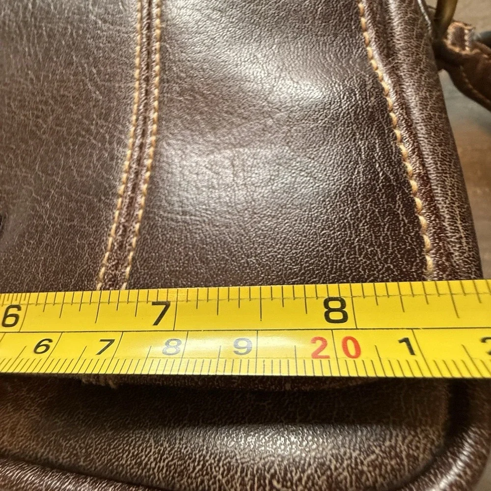 Q&A-Shoulder Bag-Purse-Vintage-Removable Organizer Wallet-Medium size-Brown‎ - Picture 14 of 14